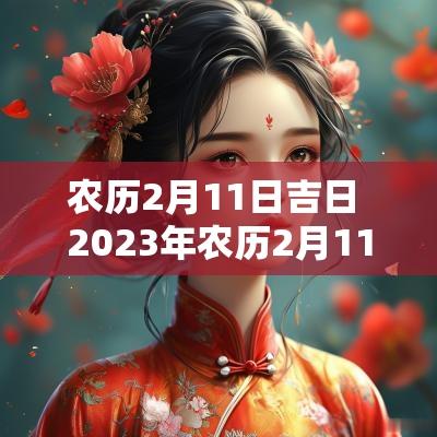 农历2月11日吉日 2025年农历2月11日是黄道吉日吗