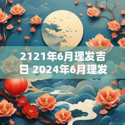 2121年6月理发吉日 2025年6月理发黄道吉日查询