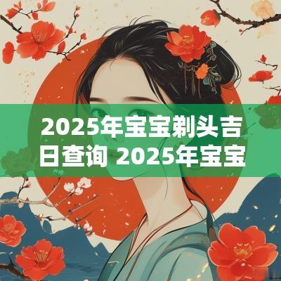 2025年宝宝剃头吉日查询 2025年宝宝剃头吉日查询表