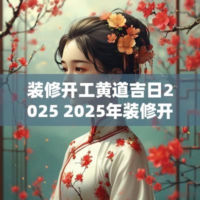 装修开工黄道吉日2025 2025年装修开工黄道吉日