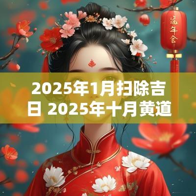 2025年1月扫除吉日 2025年十月黄道吉日