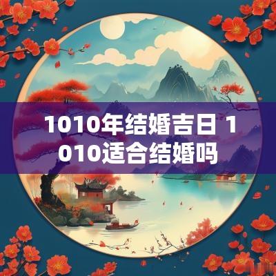 1010年结婚吉日 1010适合结婚吗