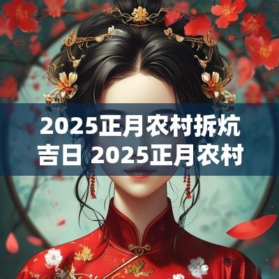 2025正月农村拆炕吉日 2025正月农村拆炕吉日是哪天