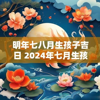 明年七八月生孩子吉日 2025年七月生孩子吉日