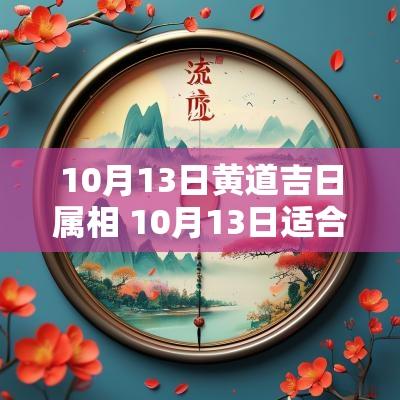 10月13日黄道吉日属相 10月13日适合领证吗
