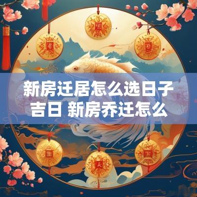新房迁居怎么选日子吉日 新房乔迁怎么选日子最好