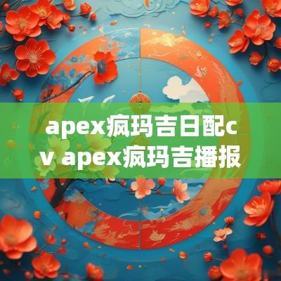 apex疯玛吉日配cv apex疯玛吉播报员