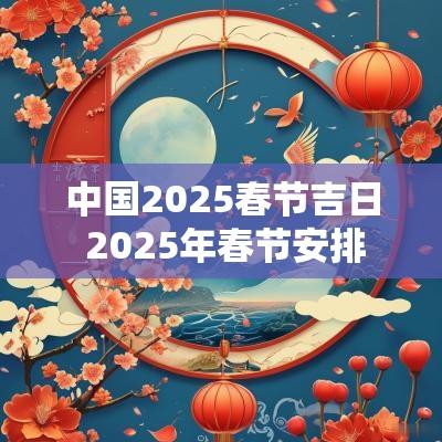 中国2025春节吉日 2025年春节安排