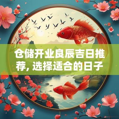仓储开业良辰吉日推荐, 选择适合的日子助力新启程