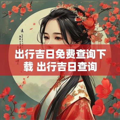 出行吉日免费查询下载 出行吉日查询
