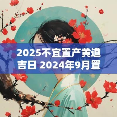 2025不宜置产黄道吉日 2025年9月置产黄道吉日