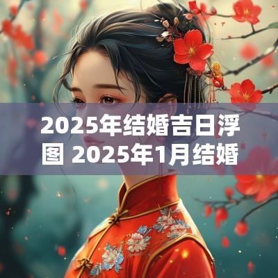 2025年结婚吉日浮图 2025年1月结婚黄道吉日一览表