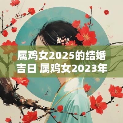 属鸡女2025的结婚吉日 属鸡女2025年结婚吉日一览表