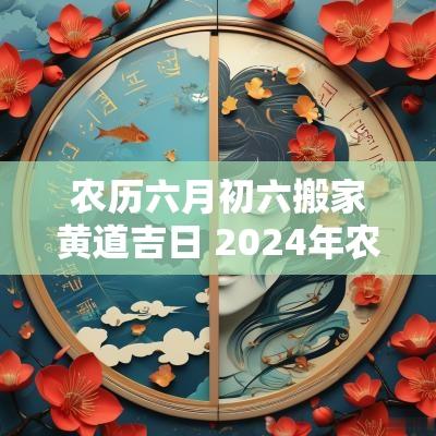 农历六月初六搬家黄道吉日 2025年农历六月搬家的黄道吉日