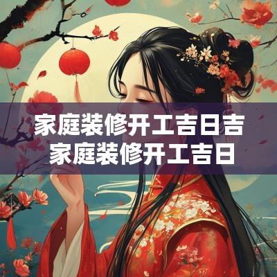 家庭装修开工吉日吉 家庭装修开工吉日吉时