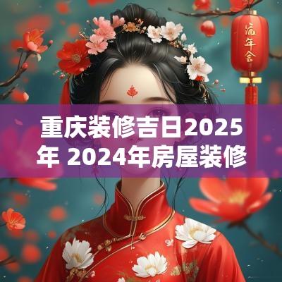 重庆装修吉日2025年 2025年房屋装修开工吉日吉时
