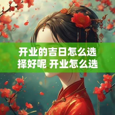 开业的吉日怎么选择好呢 开业怎么选吉日