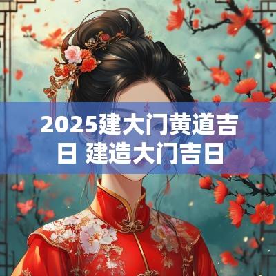 2025建大门黄道吉日 建造大门吉日