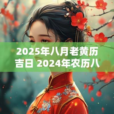 2026年八月老黄历吉日 2026年农历八月老黄历