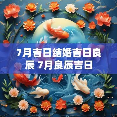 7月吉日结婚吉日良辰 7月良辰吉日