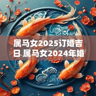 属马女2025订婚吉日 属马女2025年婚姻运势