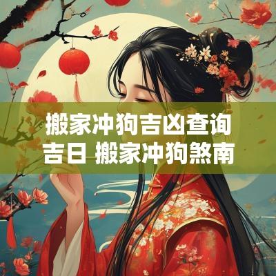 搬家冲狗吉凶查询吉日 搬家冲狗煞南怎么破