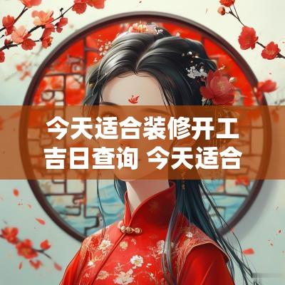 今天适合装修开工吉日查询 今天适合装修开工吗?