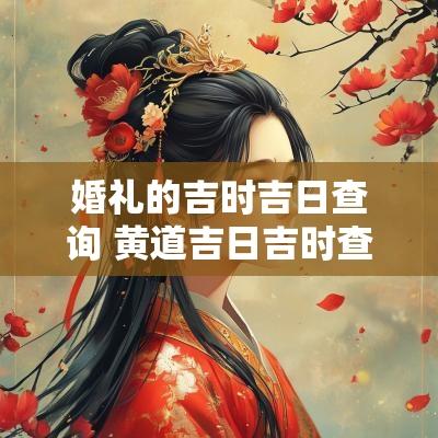 婚礼的吉时吉日查询 黄道吉日吉时查询2025年