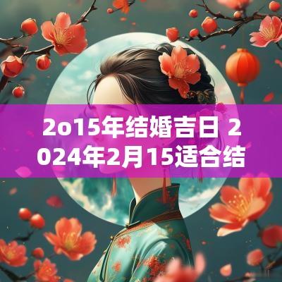 2o15年结婚吉日 2025年2月15适合结婚吗