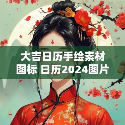 大吉日历手绘素材图标 日历2025图片手绘