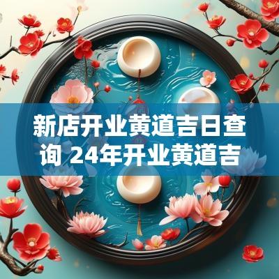 新店开业黄道吉日查询 24年开业黄道吉日