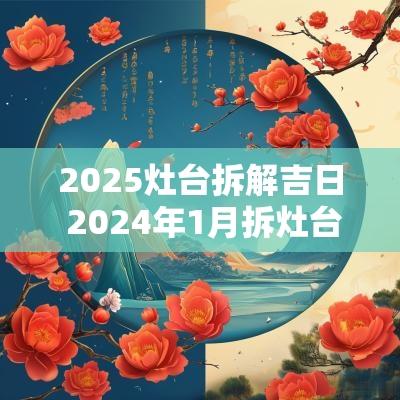 2025灶台拆解吉日 2025年1月拆灶台吉日