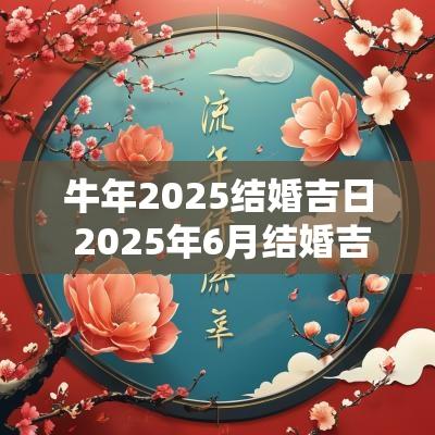 蛇年2025结婚吉日 2025年6月结婚吉日