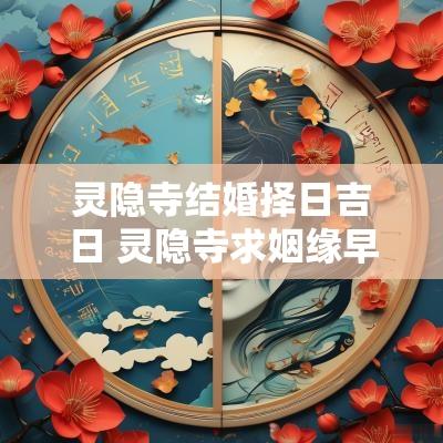 灵隐寺结婚择日吉日 灵隐寺求姻缘早日结果准吗