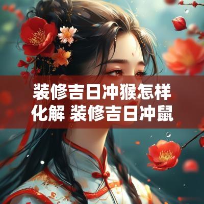 装修吉日冲猴怎样化解 装修吉日冲鼠煞北是什么意思