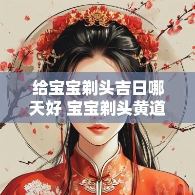 给宝宝剃头吉日哪天好 宝宝剃头黄道吉日