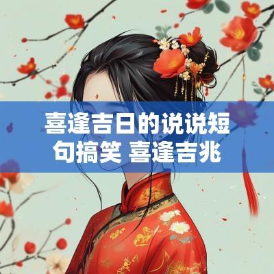 喜逢吉日的说说短句搞笑 喜逢吉兆