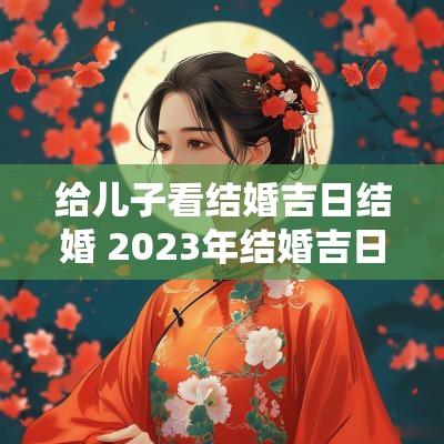给儿子看结婚吉日结婚 2025年结婚吉日一览表结婚黄历