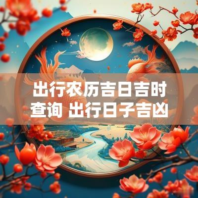 出行农历吉日吉时查询 出行日子吉凶查询