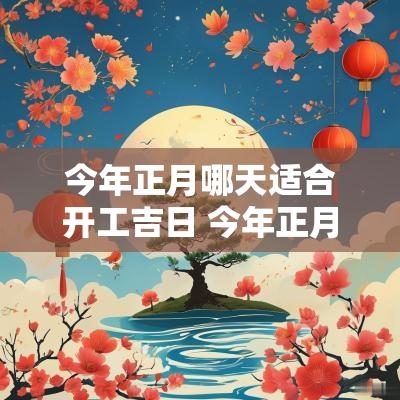 今年正月哪天适合开工吉日 今年正月哪天开工好