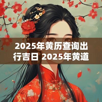 2025年黄历查询出行吉日 2025年黄道吉日查询
