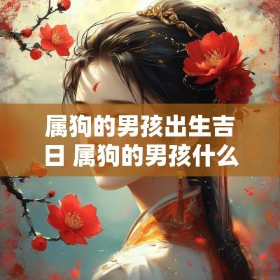 属狗的男孩出生吉日 属狗的男孩什么