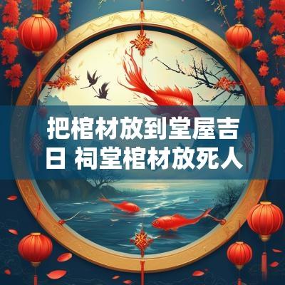 把棺材放到堂屋吉日 祠堂棺材放死人