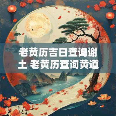 老黄历吉日查询谢土 老黄历查询黄道吉日2025