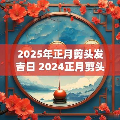 2025年正月剪头发吉日 2025正月剪头发