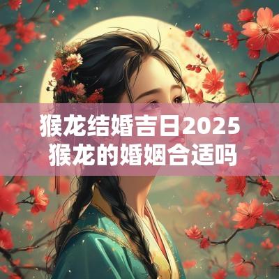 猴龙结婚吉日2025 猴龙的婚姻合适吗