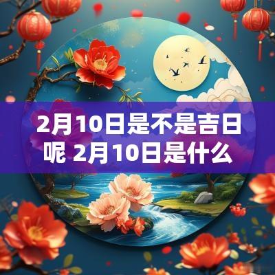 2月10日是不是吉日呢 2月10日是什么日子好不好