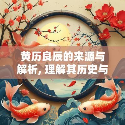黄历良辰的来源与解析, 理解其历史与文化意义