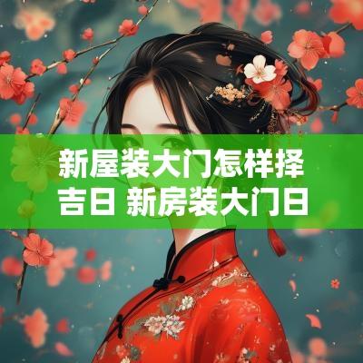 新屋装大门怎样择吉日 新房装大门日子怎么挑