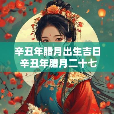 辛丑年腊月出生吉日 辛丑年腊月二十七日辰时